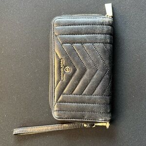 Michael Kors Black Chevron Wallet